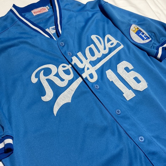 B. JACKSON Mitchell & Ness Throwback Kansas City Royals #16 Jersey. Size 52 -XXL - Picture 4 of 10